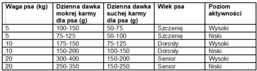Zdjęcie Ile mokrej karmy dla psa? Sprawdź, ile podać swojemu pupilowi